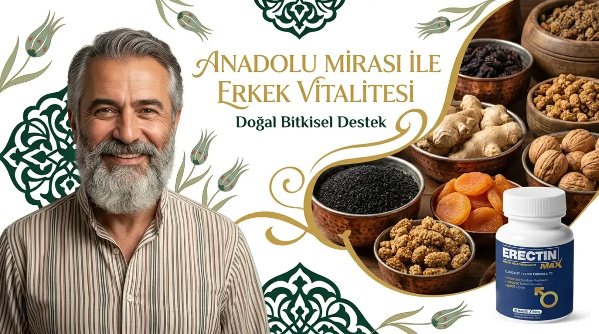 Anadolu mirası ile erkek vitalitesi — Erectin Max bitkisel içerikleri